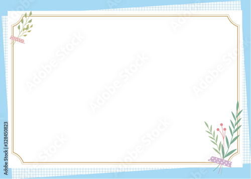 decorative frame.A good frame for writing with stationery or notepaper background.Decorated background.Good background for writing.Background image.