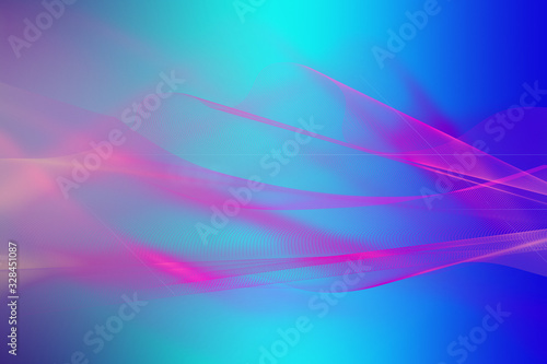 明るい線で描くヴィヴィットカラーのワイヤーメッシュのアブストラクトのバックグラウンド