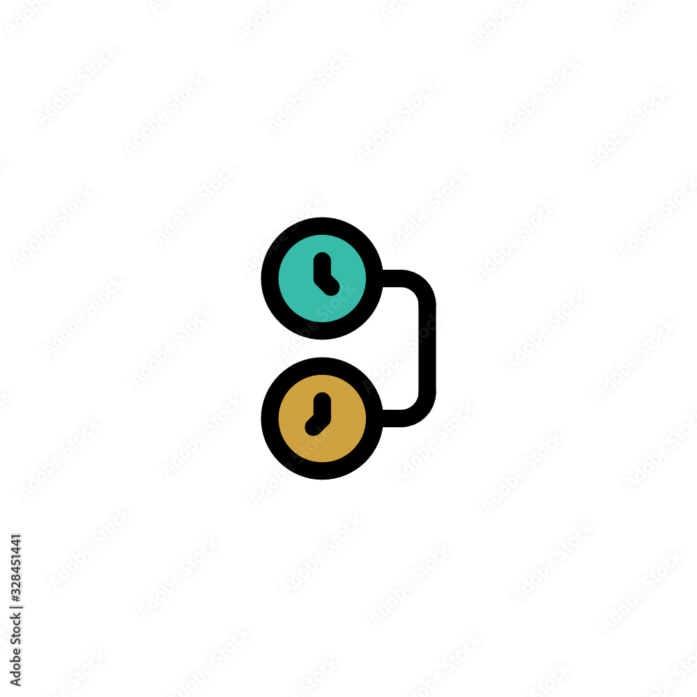Time Lapse Back to Icon, Logo, Vector Time Lapse Back to Icon, Logo, Vector