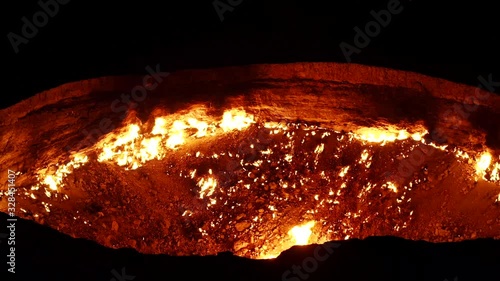 Wallpaper Mural darvaza gas grater door to hell in Turkmenistan Torontodigital.ca