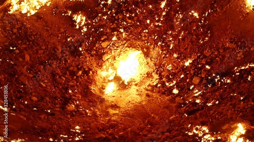 Wallpaper Mural darvaza gas grater door to hell in Turkmenistan Torontodigital.ca