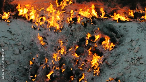 Wallpaper Mural darvaza gas grater door to hell in Turkmenistan Torontodigital.ca