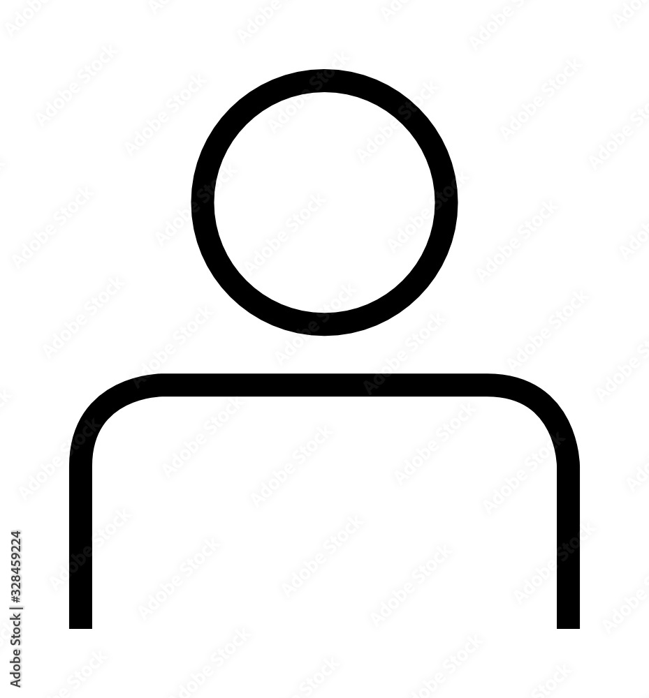 Männchen Icon, soziale Medien Stock Vector | Adobe Stock