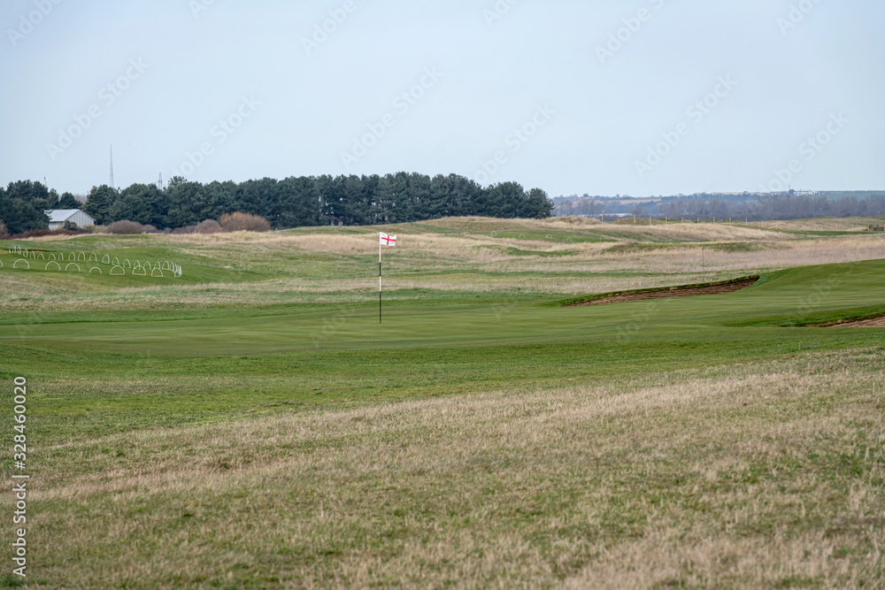 Royal st Georges golf course Sandwich Kent home of the 2020 Open tournament