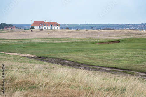 Royal st Georges golf course Sandwich Kent home of the 2020 Open tournament