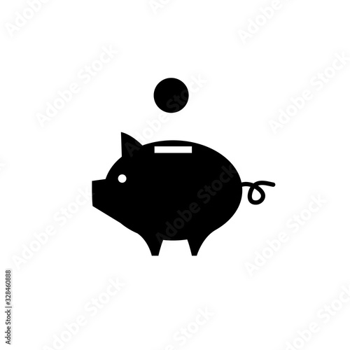 pig money bank icon