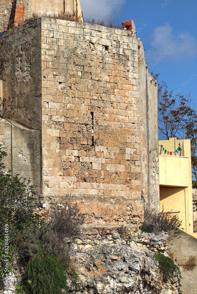 Tower of Santa Lucia. Cagliari, Sardinia, Italy