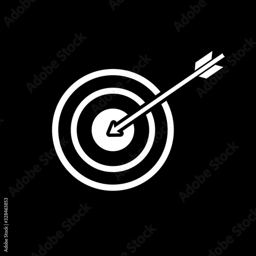 target vector soft skills icon photo