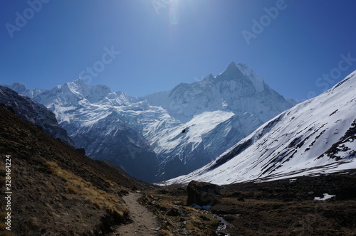 Fototapeta Naklejka Na Ścianę i Meble -  Annapurna Base Camp Trek