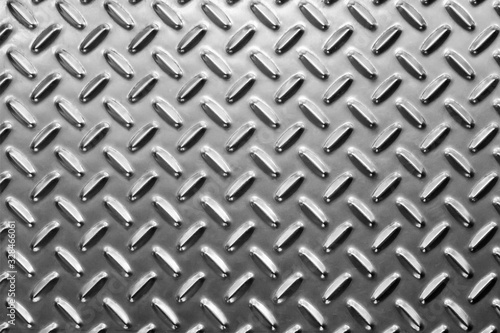 Metall floor plate. Anti slip diamond plate.
