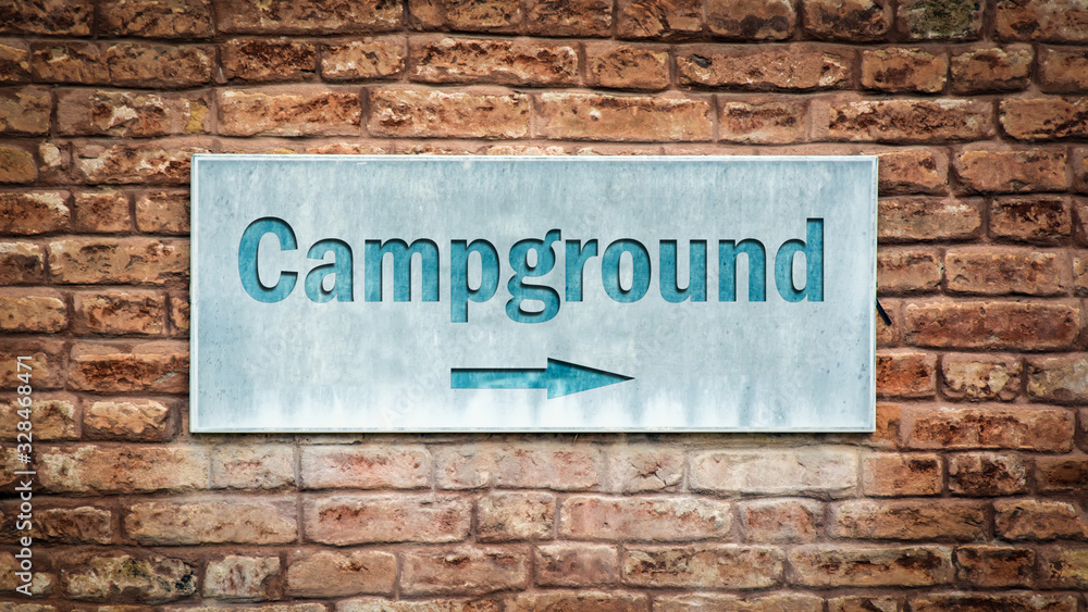 Street Sign to Campground