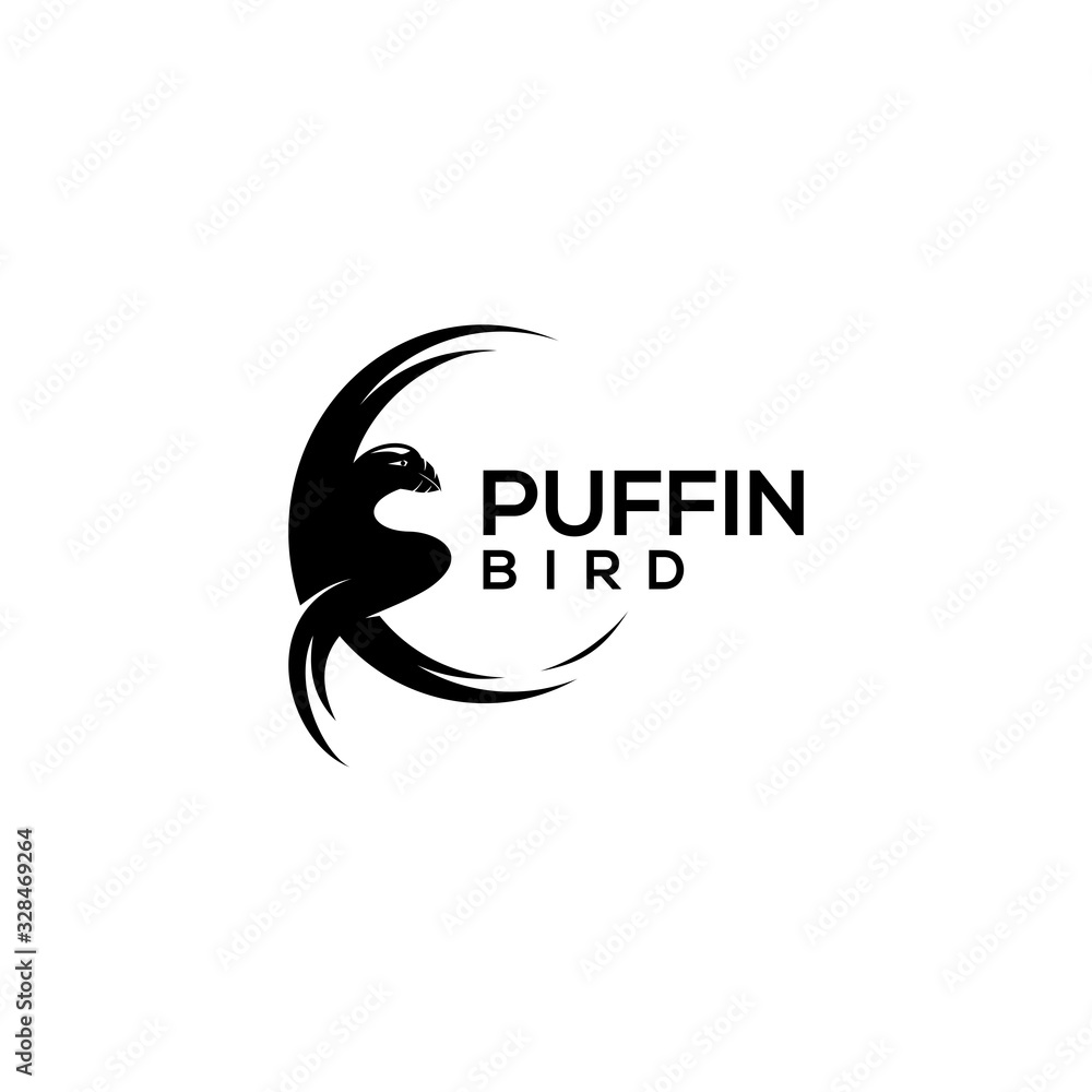 puffin bird logo design vector puffin bird logo design vector