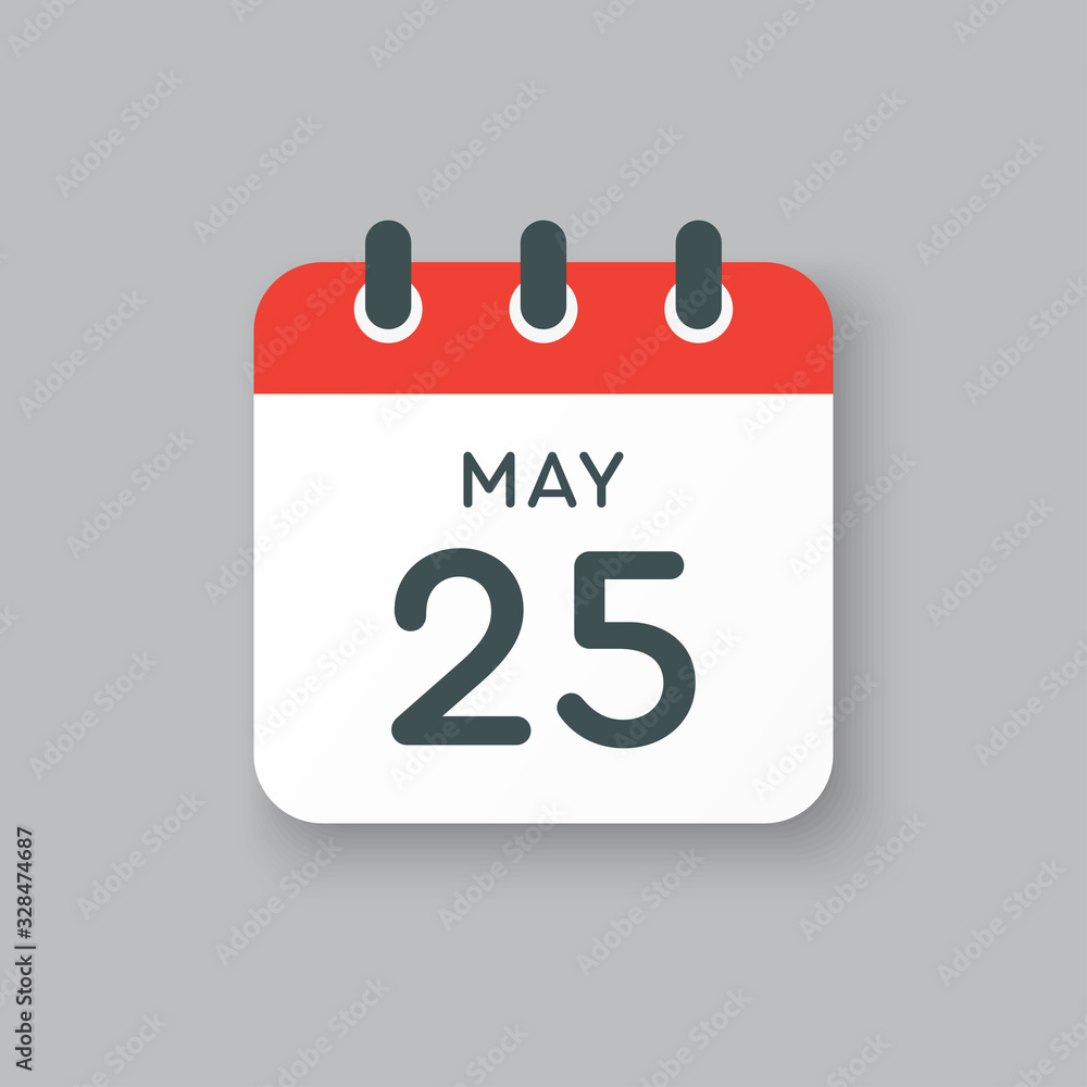 Calendar day 25 May, days of the year Calendar day 25 May, days of the year