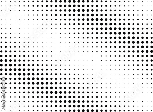 Abstract halftone dotted background. Futuristic grunge pattern  dot and circles.  Vector modern optical pop art texture for posters  sites  business cards  cover  postcards  labels  stickers layout.