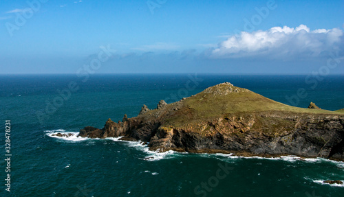 A view from Pentire point to the Rumps a peninsular on the North Cornish coast near Padstow. It’s on the coastal path and well worth the long walk.