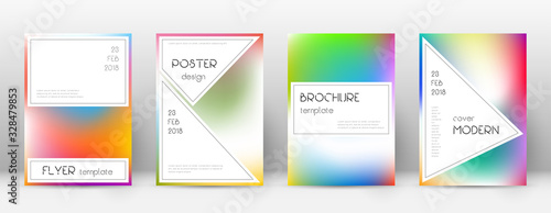 Flyer layout. Stylish favorable template for Broch
