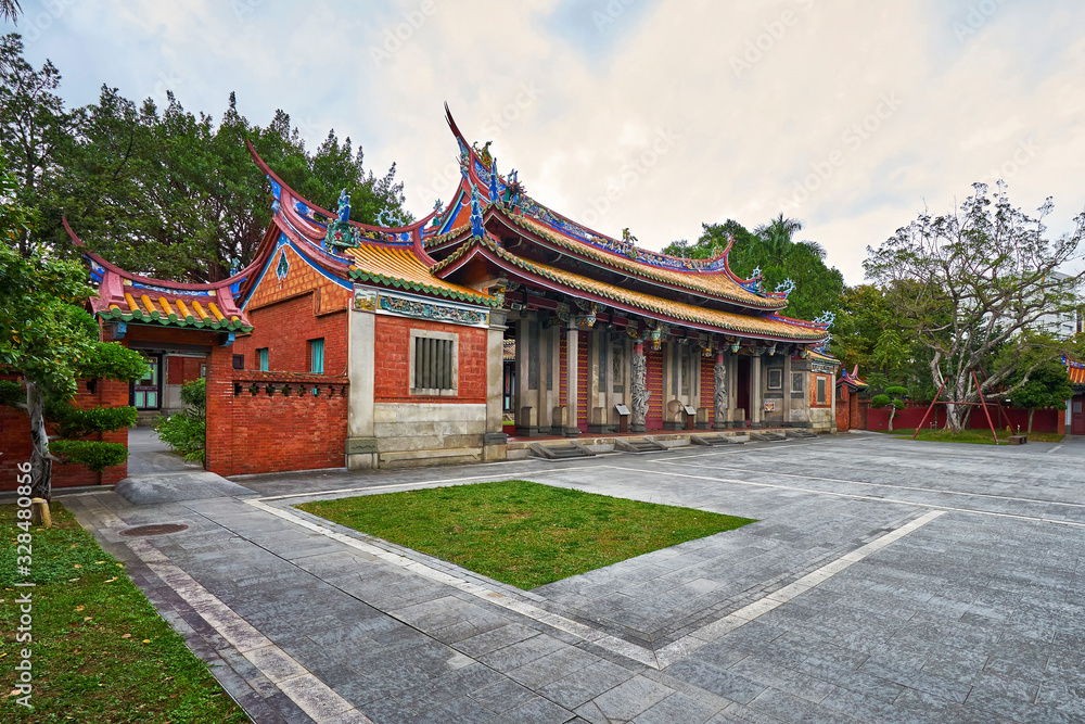 Main gates to the Confucius Temple in Taipei