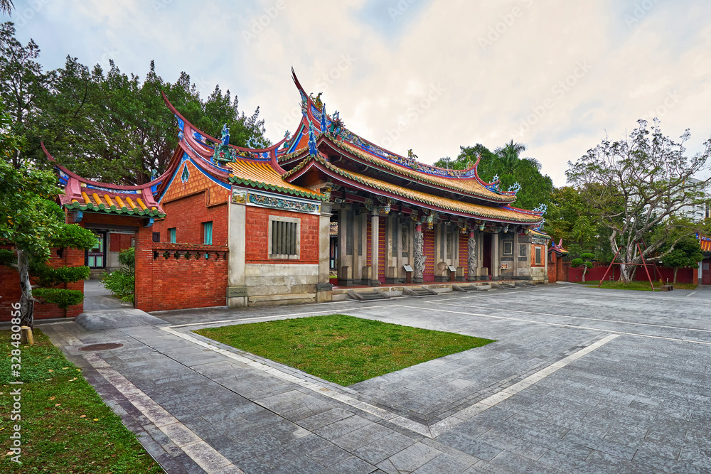 Main gates to the Confucius Temple in Taipei Main gates to the Confucius Temple in Taipei