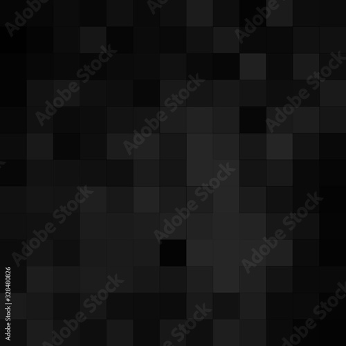Minimalist set of squares on a black background