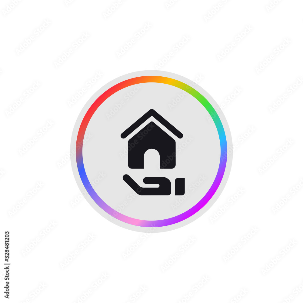Home Insurance - Modern App Button Home Insurance - Modern App Button