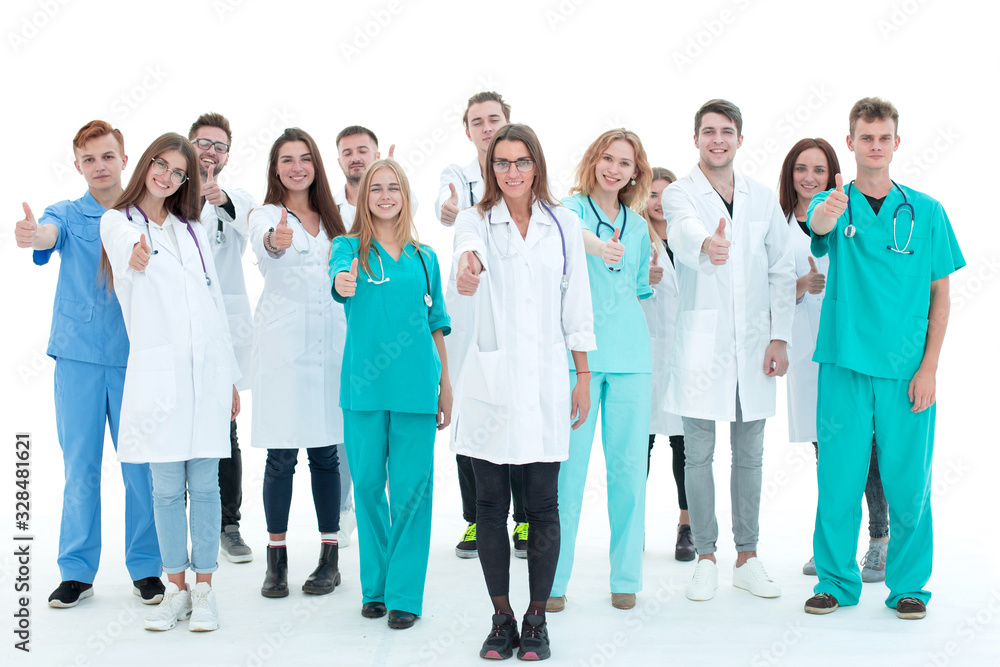 large group of interns doctors looking at the camera large group of interns doctors looking at the camera