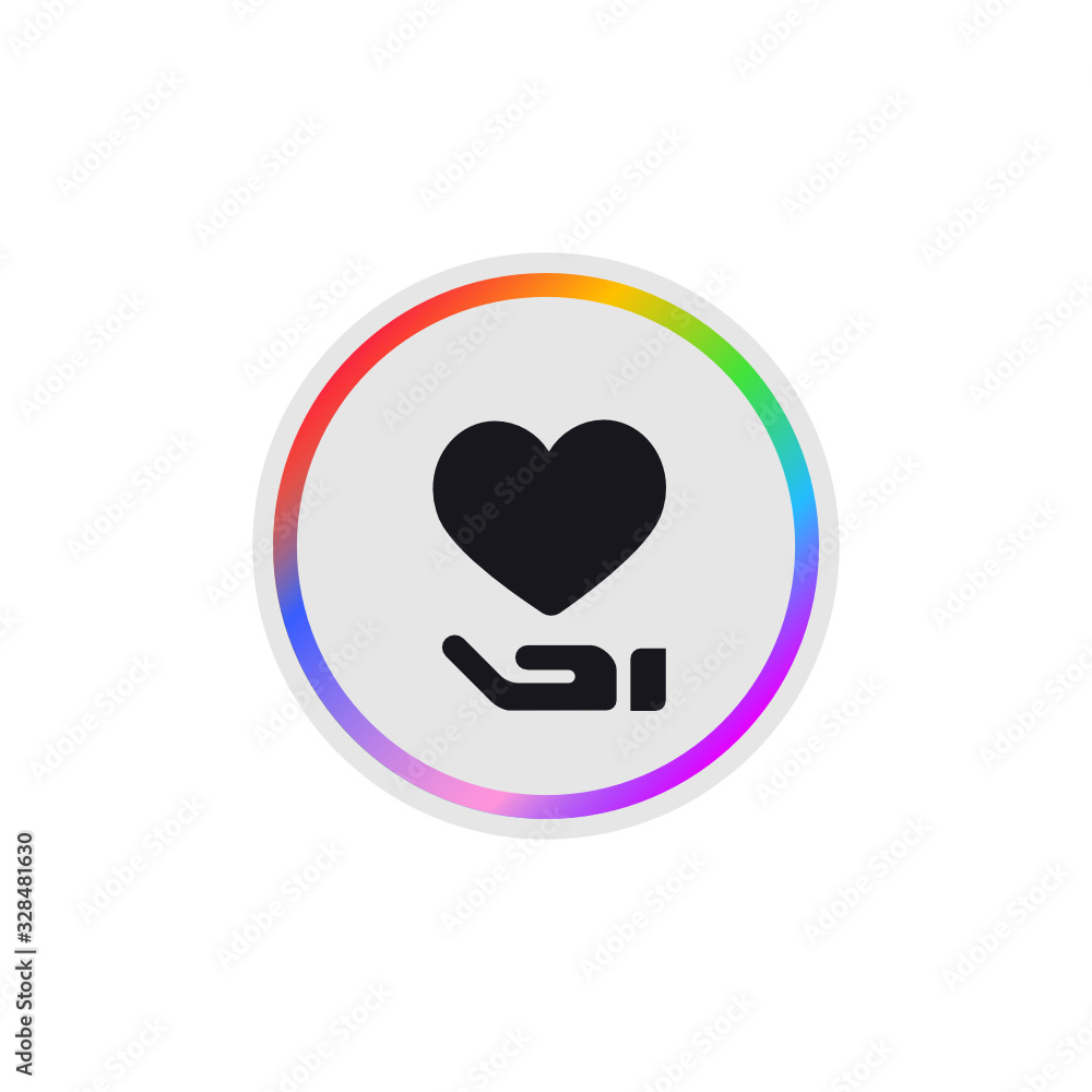 Heart - Modern App Button Heart - Modern App Button