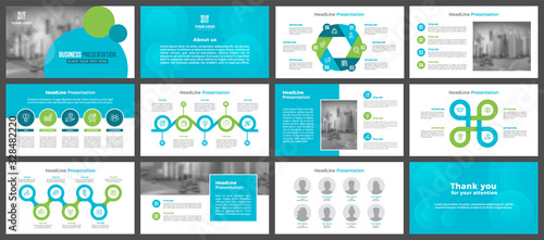 Presentation templates, corporate. Elements of infographics for presentation templates. Annual report, book cover, brochure, layout, leaflet layout template design.	