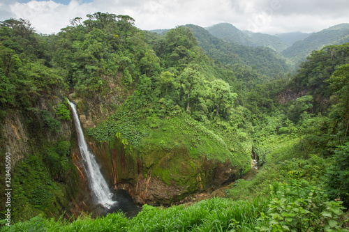 Waterfall in Jun Castro Blanco National Park, Costa Rica