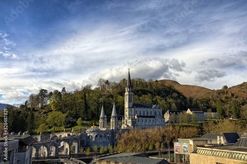 Sanctuary of the Mother of God in Lourdes photo