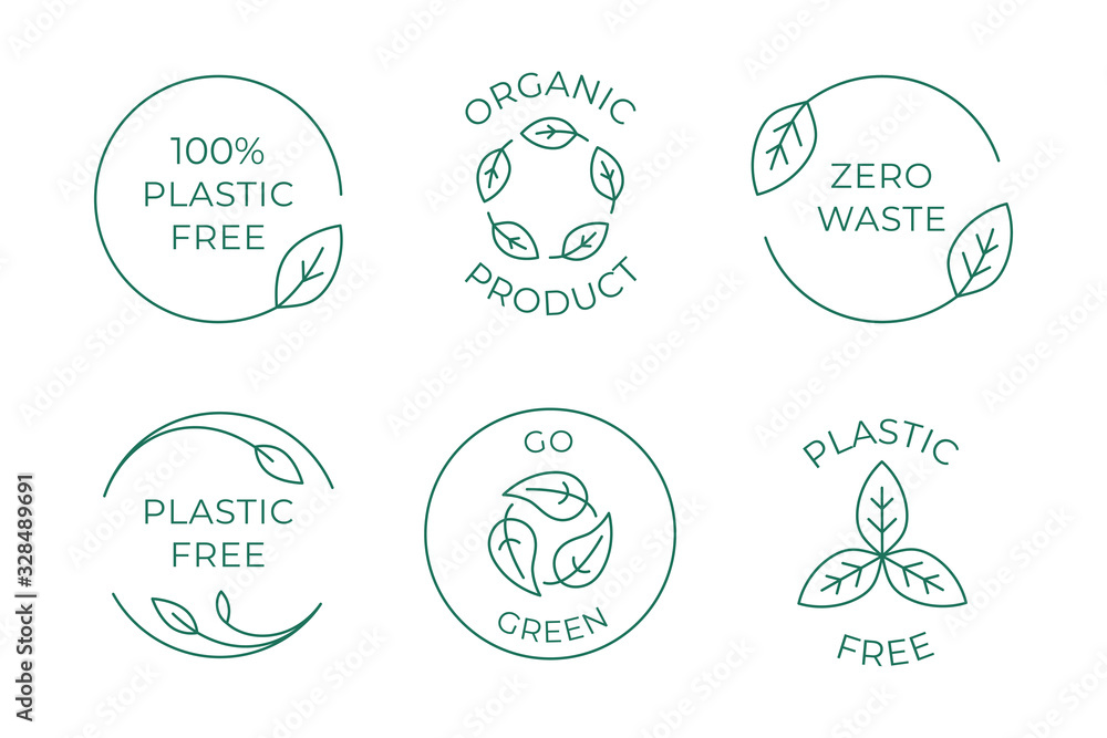 Vector icon and logo design template in simple linear style 100 