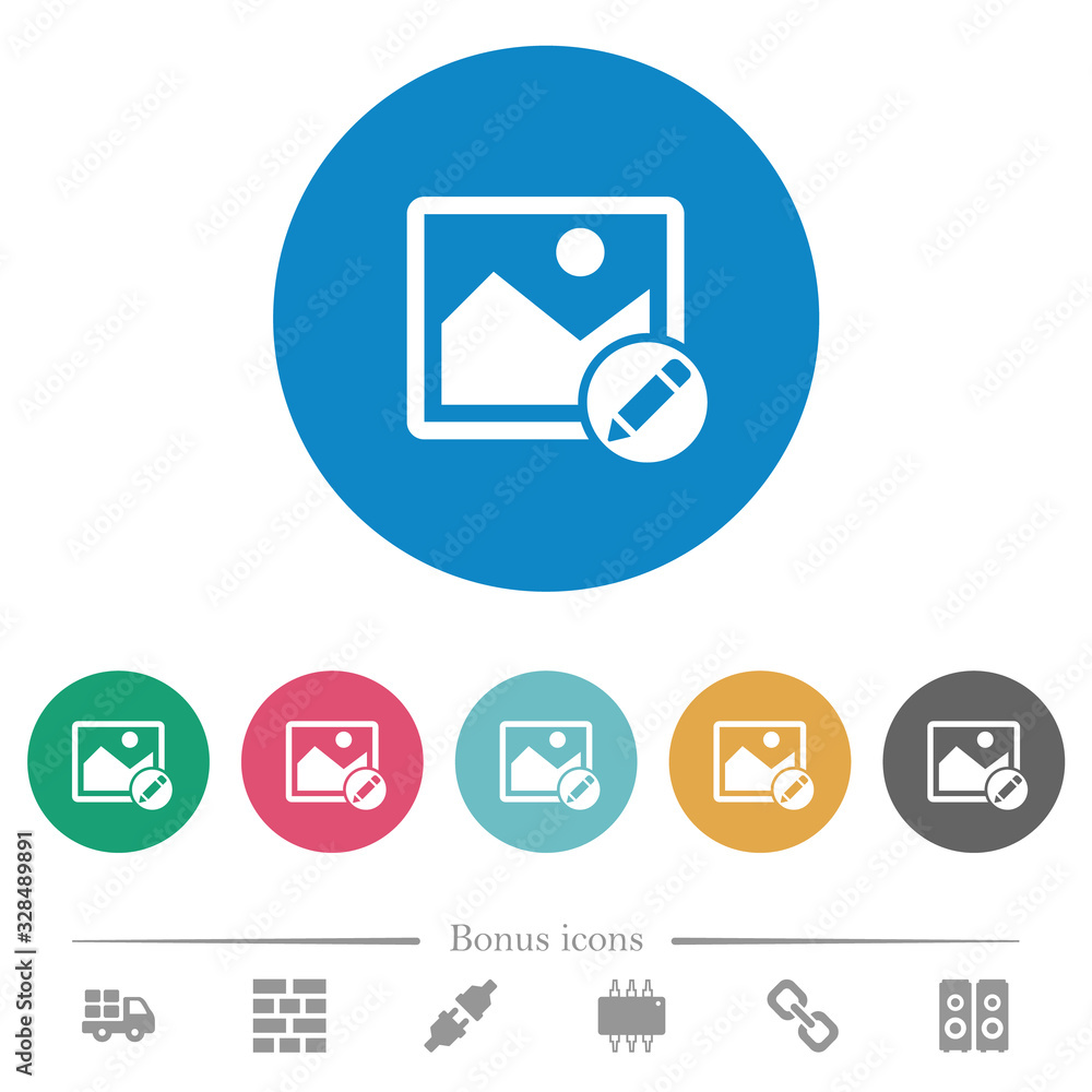 Rename image flat round icons Rename image flat round icons