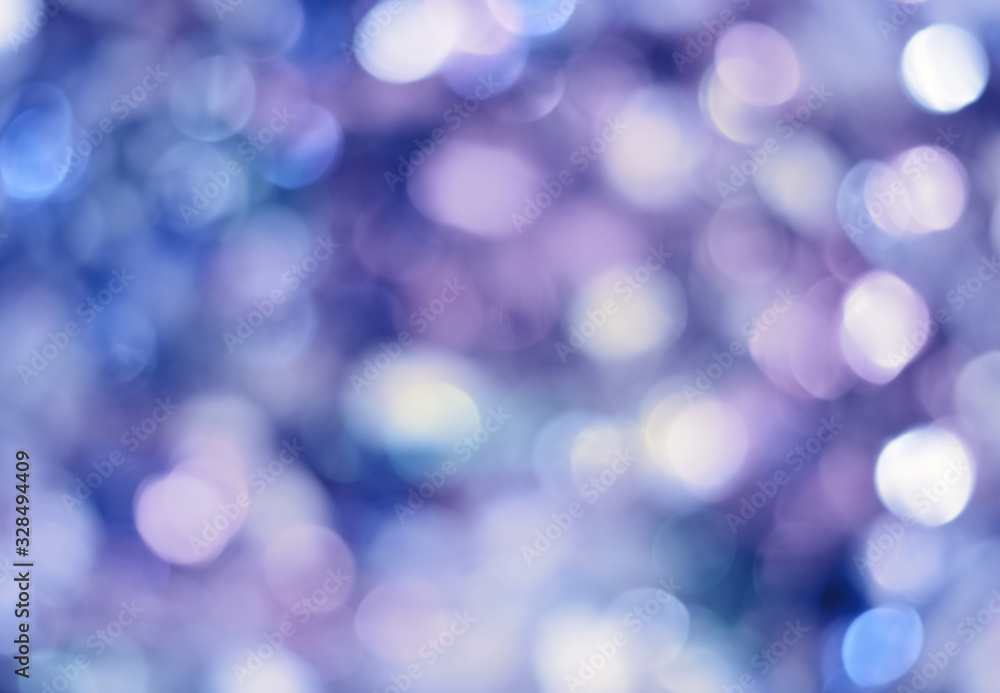 Colorful holiday bokeh