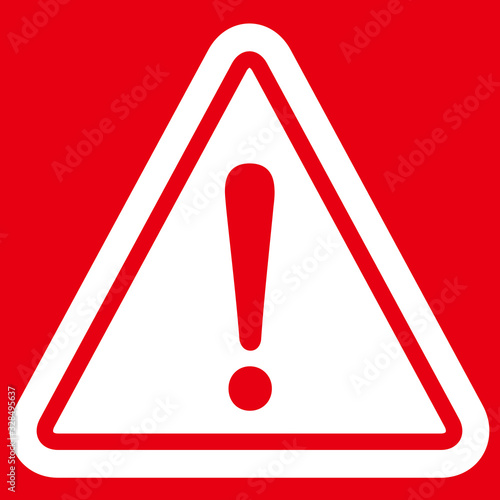 hazard sign icon vector triangle
