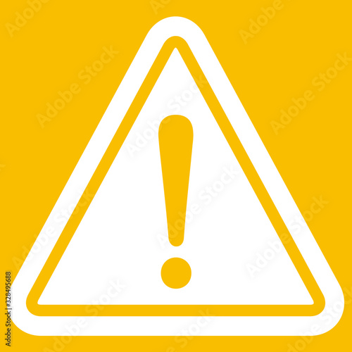hazard sign icon vector triangle