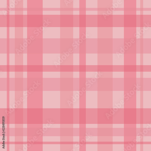 Seamless pattern in awesome pink colors for plaid, fabric, textile, clothes, tablecloth and other things. Vector image.