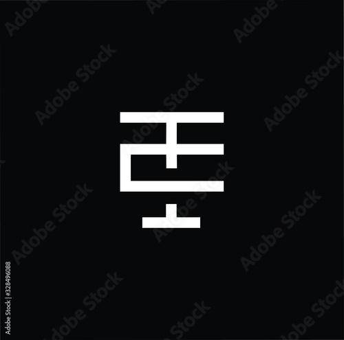 Initial based modern and minimal Logo. TC CT letter trendy fonts monogram icon symbol. Universal professional elegant luxury alphabet vector design