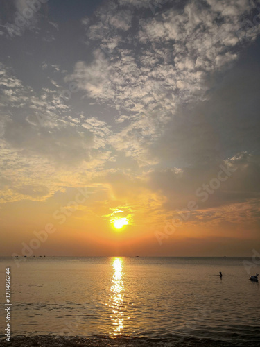 Vietnam. Phu Quoc island. Sunset over the sea © Sergey