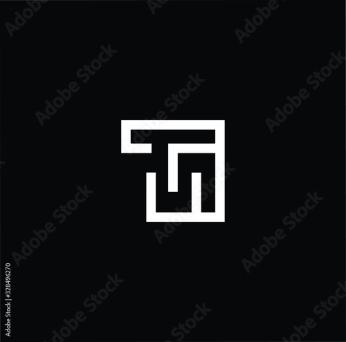 Initial based modern and minimal Logo. TS ST letter trendy fonts monogram icon symbol. Universal professional elegant luxury alphabet vector design
