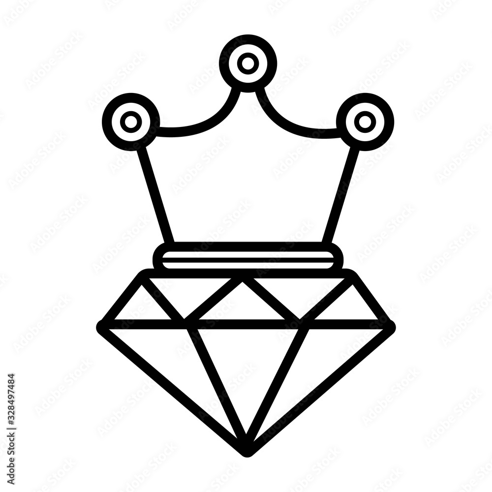 King Diamond icon vector illustration King Diamond icon vector illustration