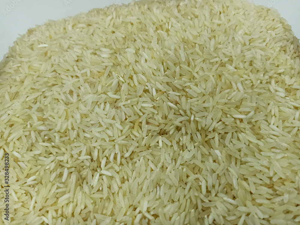 Raw white rice background. Close up Raw white rice background. Close up