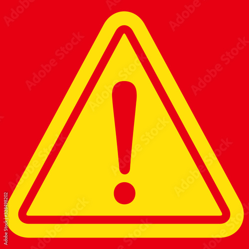 hazard sign icon vector triangle