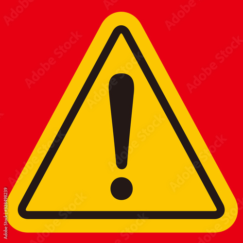 hazard sign icon vector triangle