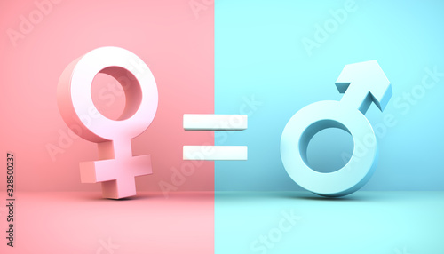 Photography gender equity concept