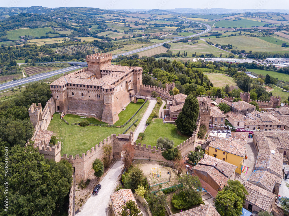 Medieval village of Gradara, Italy