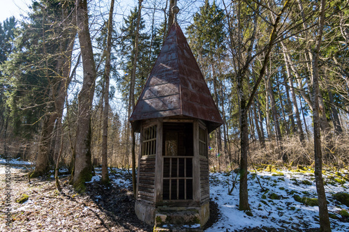 Hike in spring in the beautiful Danube valley photo