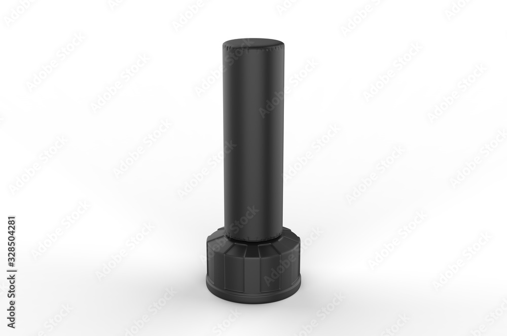 Blank Freestanding Punch Bag For Branding And Mock Up, 3d render illustration. Blank Freestanding Punch Bag For Branding And Mock Up, 3d render illustration.