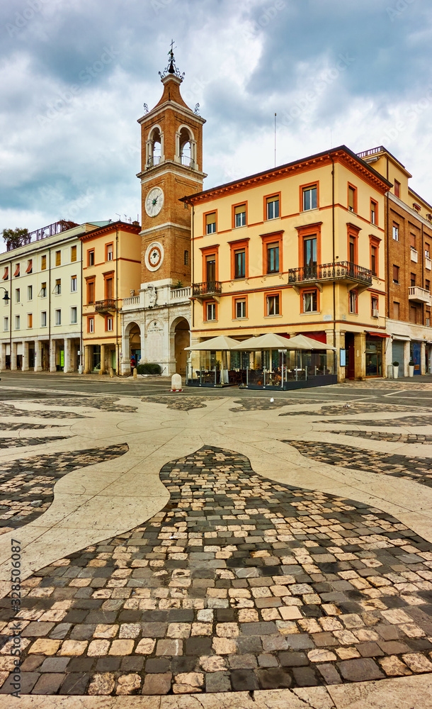 Square of the Three Martyrs in Rimini