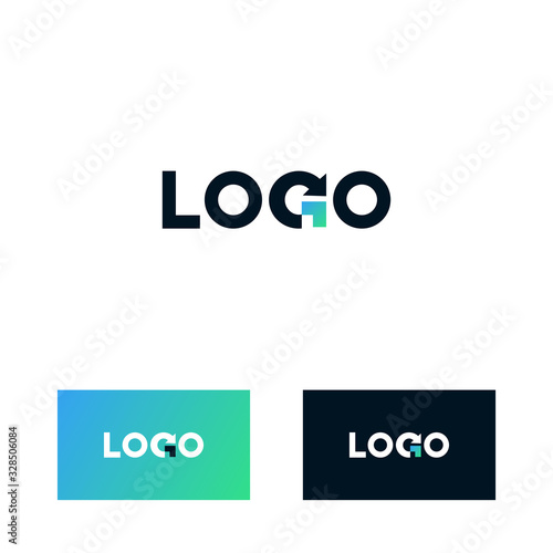 logo vector sentence LOGO design with a sign in the letter G