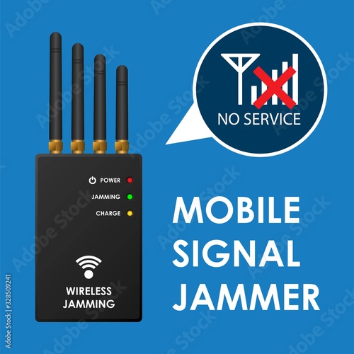 Portable Wireless Mobile Signal Jamming for Prevent Bomb Terrorist Security Electronic Device