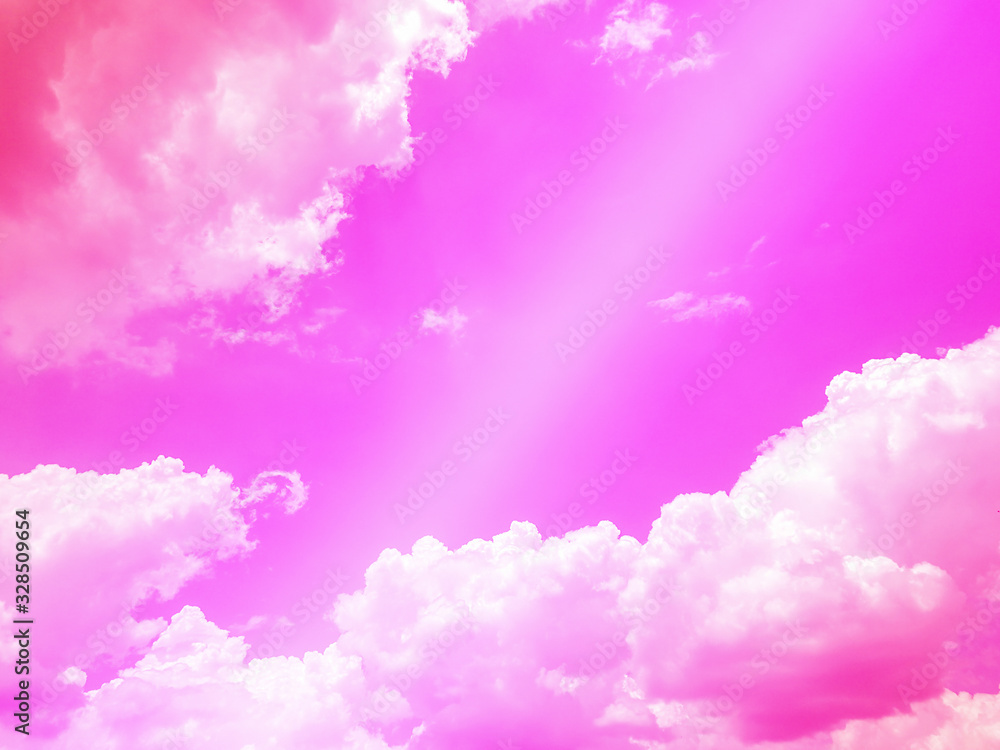 Abstract cloud sky background with pastel style